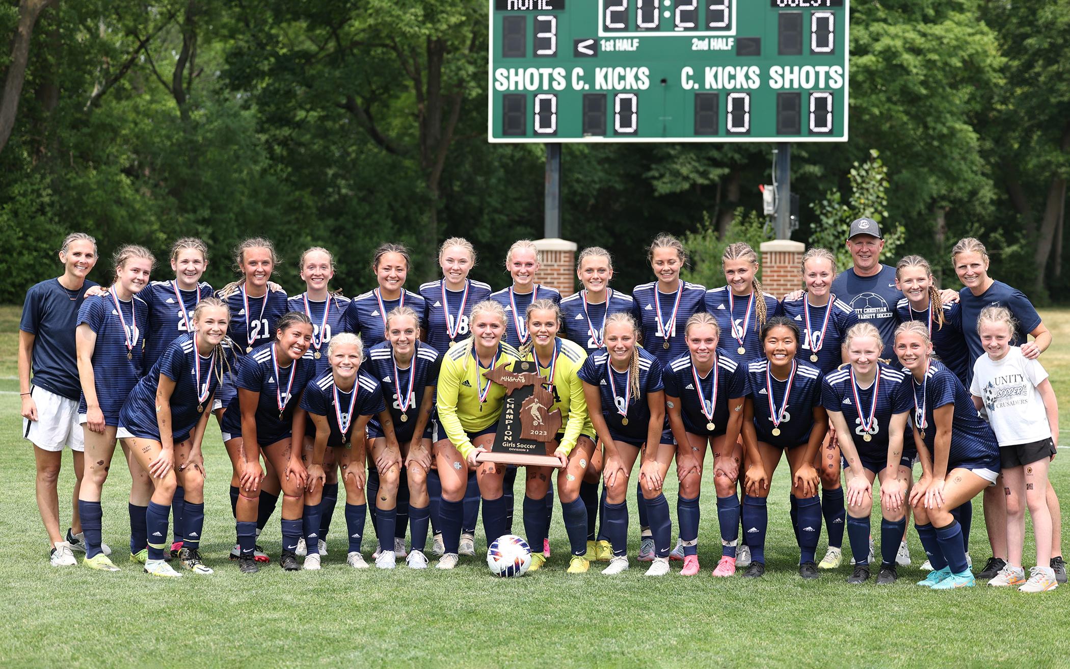 Unity Christian Wins State Championship in Girls Soccer The Banner